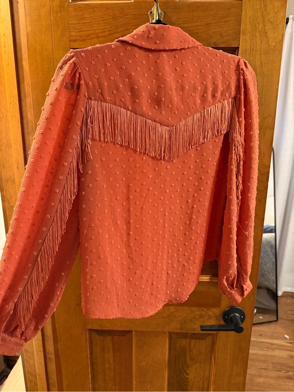 MINKPINK Fringe Western Top